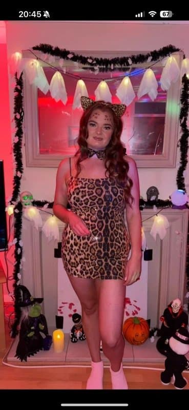 Dressmezee Dressmezee leopard sequin dress