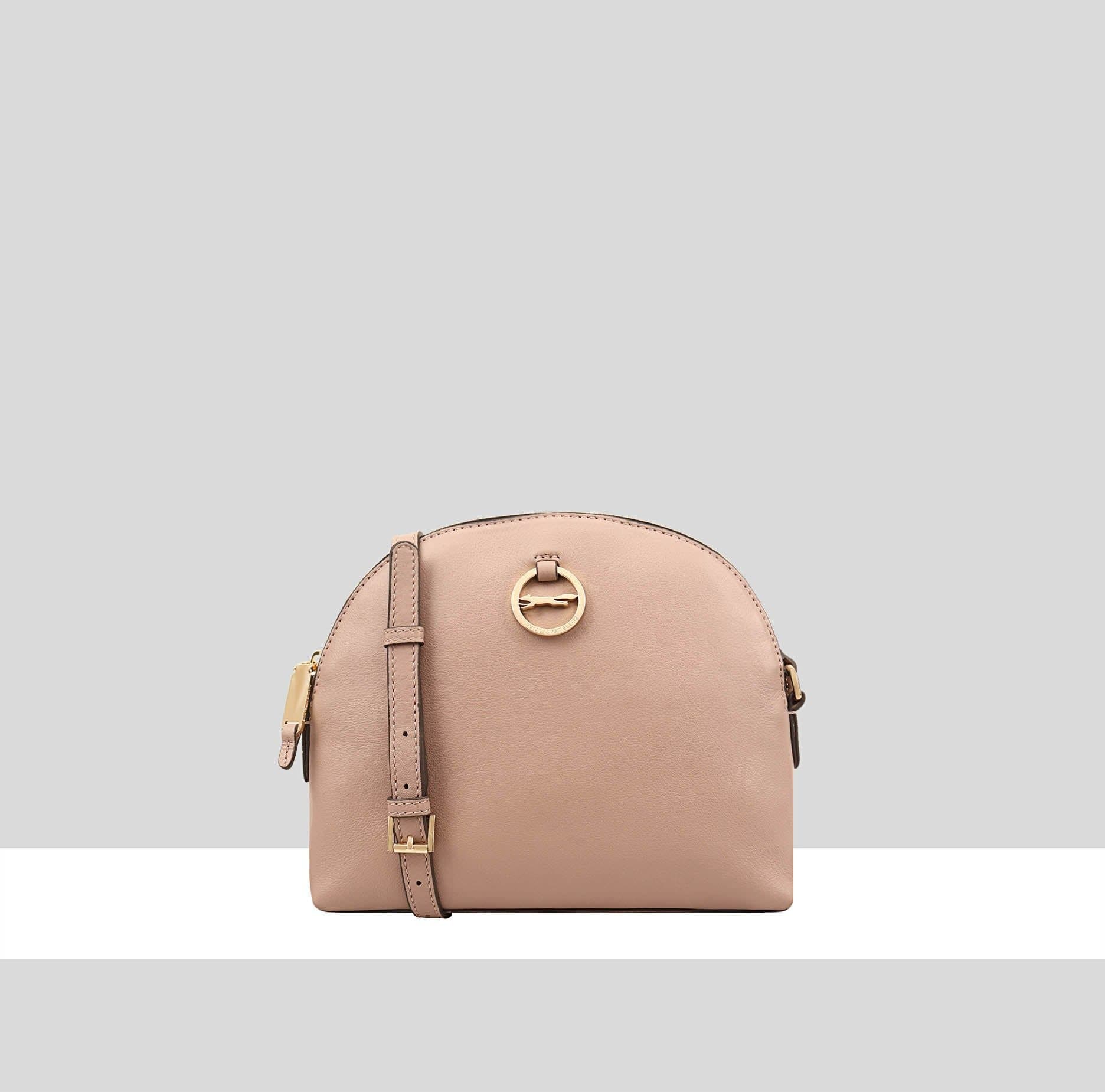 Paul Costelloe Paul Costelloe Pale Pink Leather Cross Body Bag