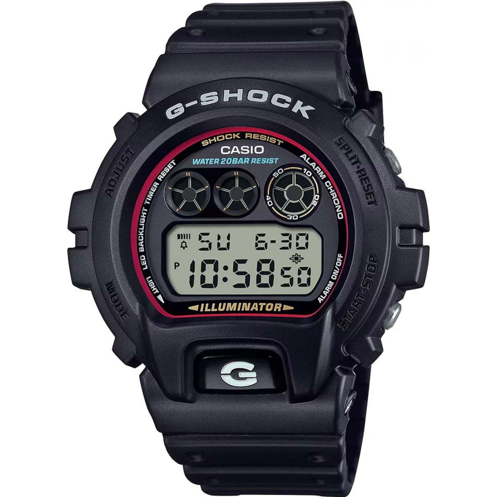 Casio Casio Men's DW-6900RL-1ER G-Shock 50mm Quartz Watch in Black