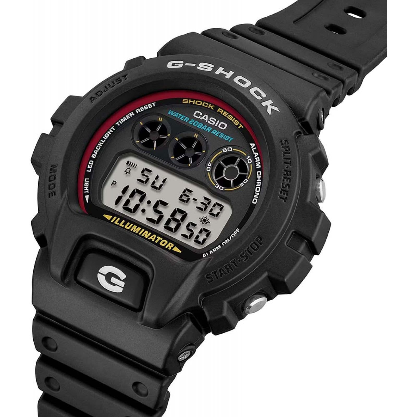 Casio Casio Men's DW-6900RL-1ER G-Shock 50mm Quartz Watch in Black - 4
