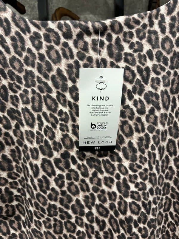 New Look New Look, leopard print mini dress, size 14-15( fits size xs/s)