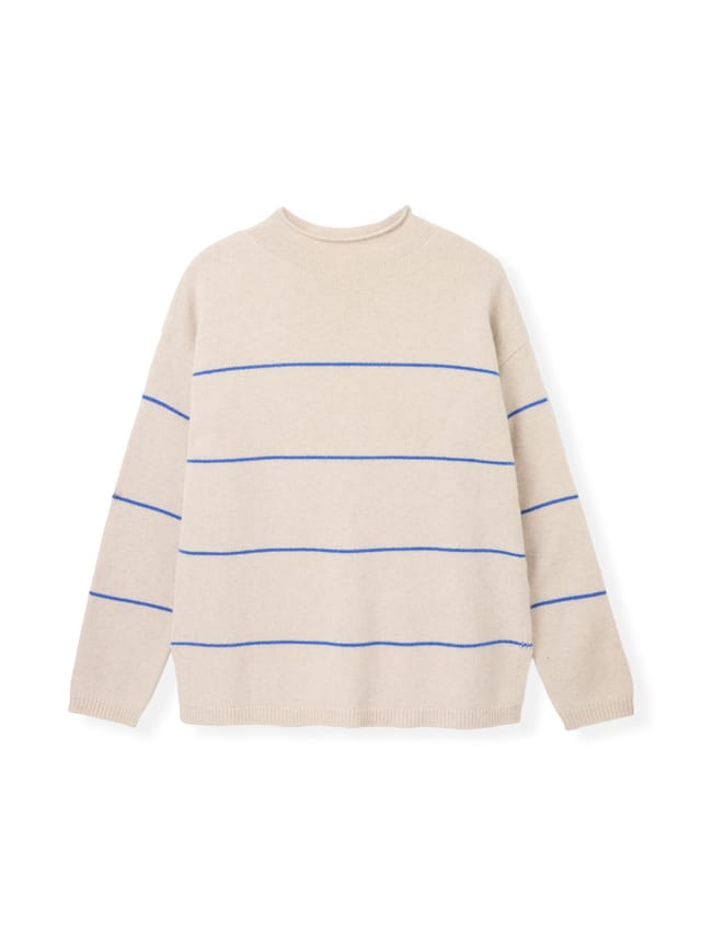 Celtic & Co Celtic & Co Women's Split Hem Slouch Funnel Neck Jumper - 2