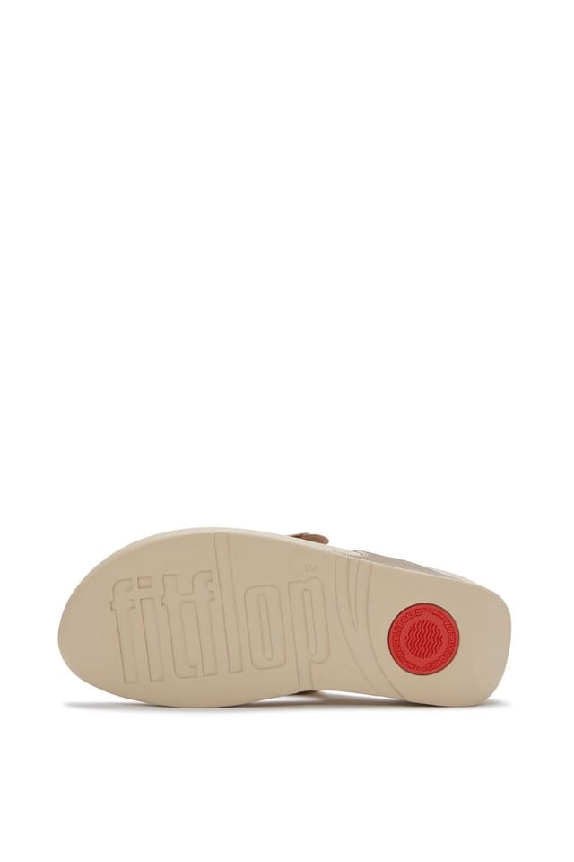 FitFlop FitFlop Women's Lulu Flower Toe-Post Sandals in Gold - 2