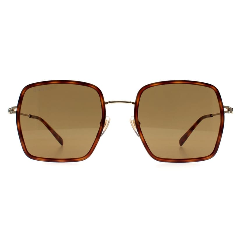Gucci Gucci Women's Square Havana Gold Brown GG1848S - 1