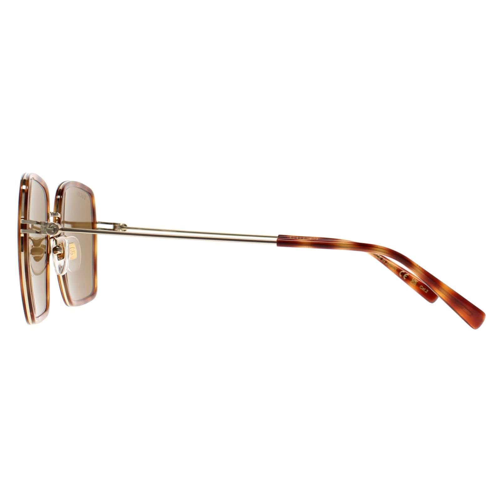 Gucci Gucci Women's Square Havana Gold Brown GG1848S - 3