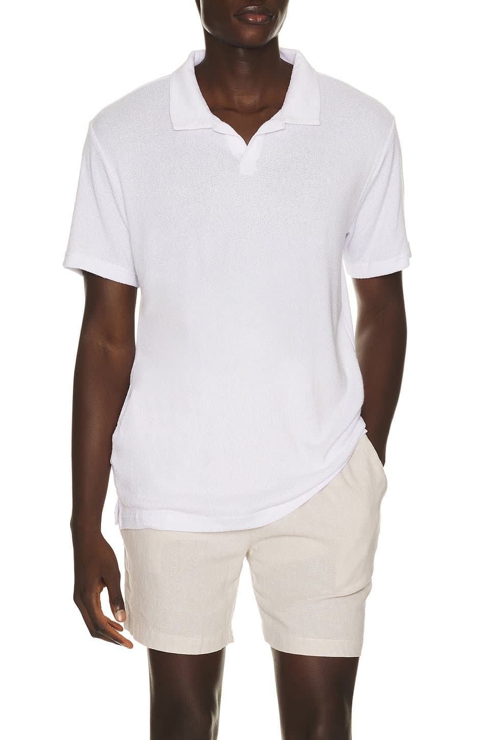 revolve Boucle Jersey Polo