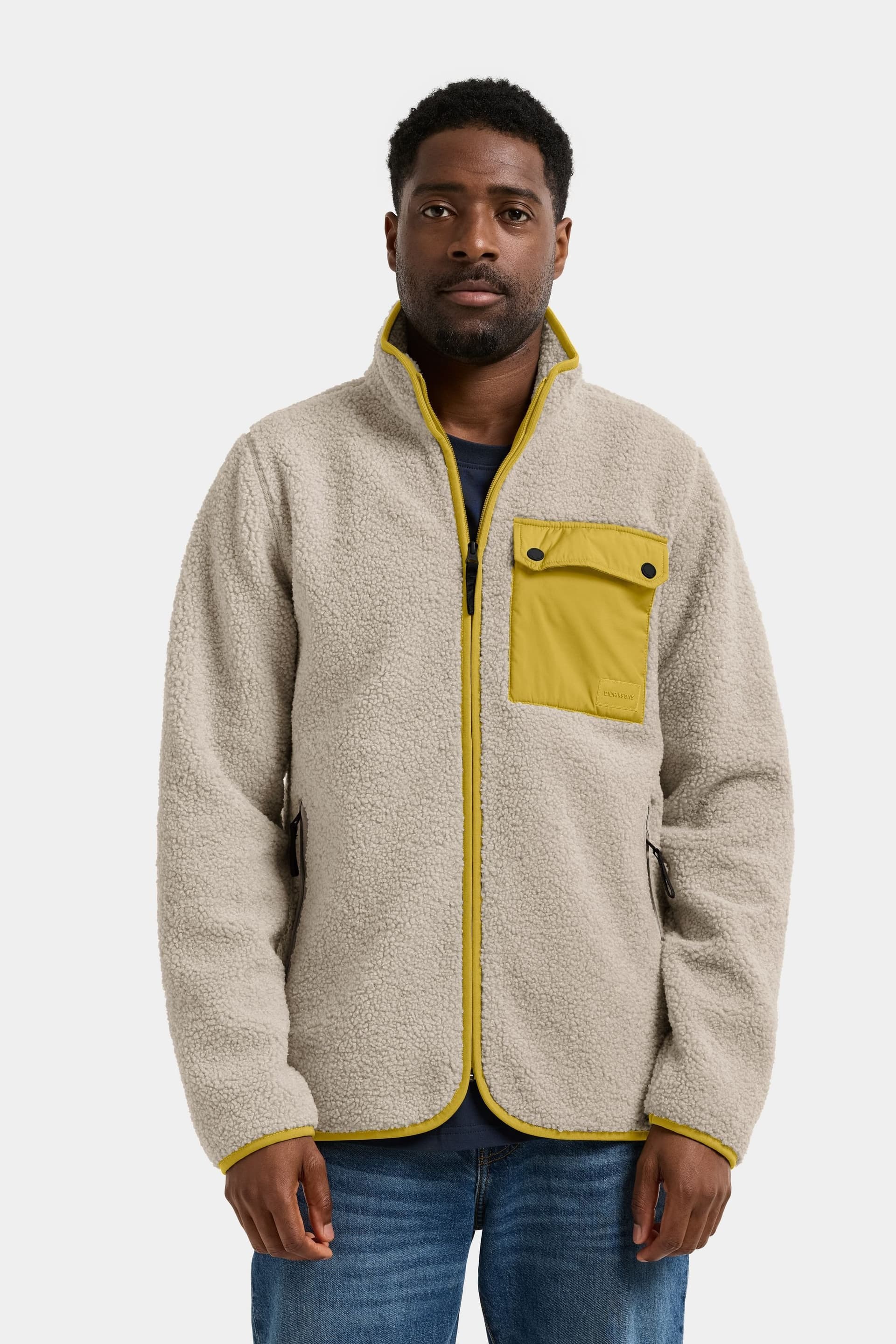 Didriksons Didriksons Men's Peter Full-Zip in Mustard