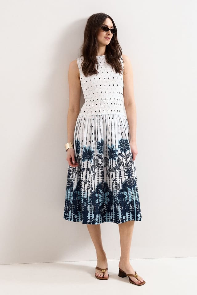 Phase Eight Phase Eight Women's Chiara White Dress in Cool White - 3