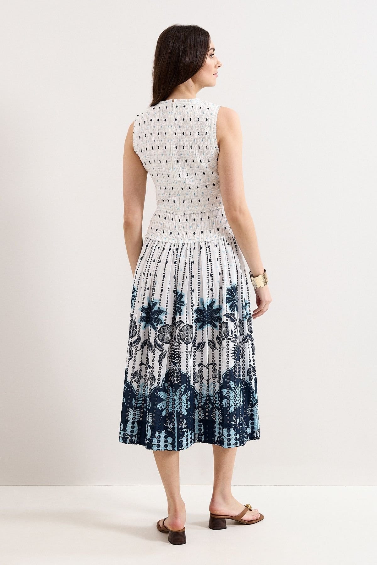 Phase Eight Phase Eight Women's Chiara White Dress in Cool White - 4