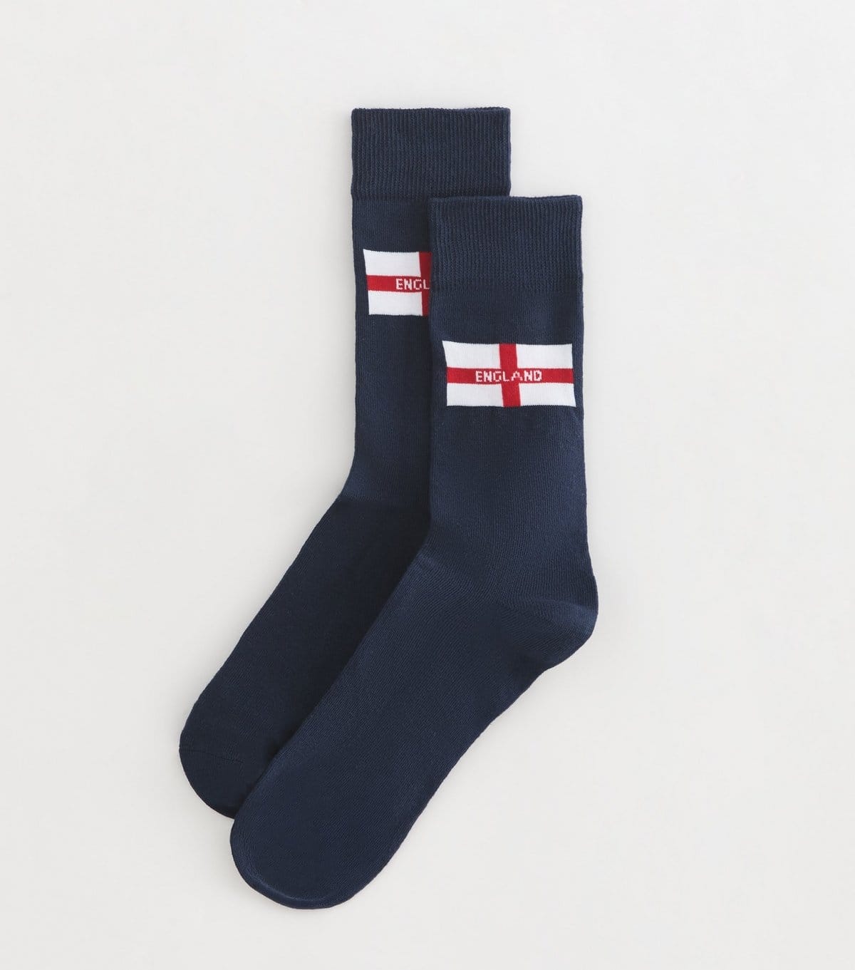 New Look Navy England Flag Football Ankle Socks