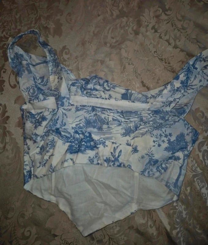 ASOS Asos luxe vintage print top