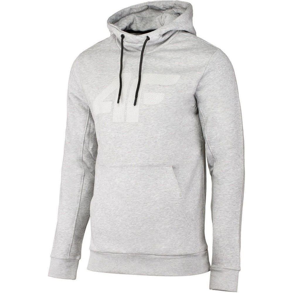 4F 4F Men's H4L22 Hoodie in Grey