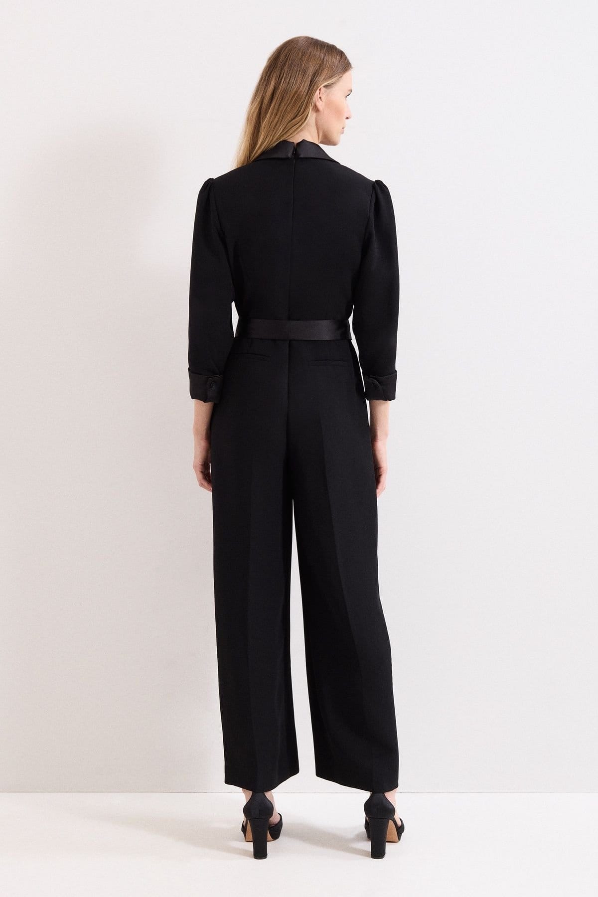Phase Eight Phase Eight Women's Kylie Tux Jumpsuit in Black - 4