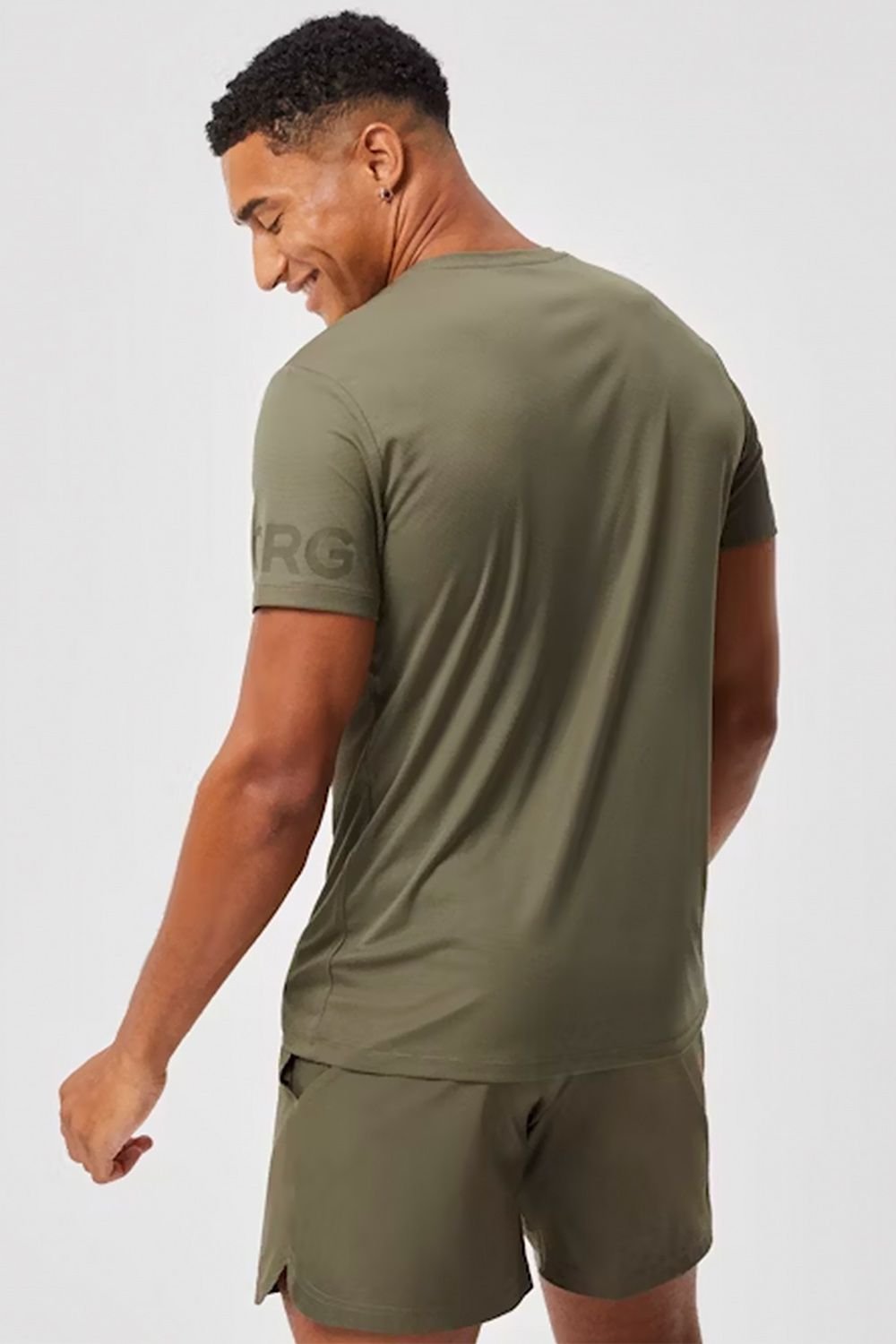 Bjorn Borg Bjorn Borg Men's Light Breathable Sport Athletic T-Shirt in Grey - 4