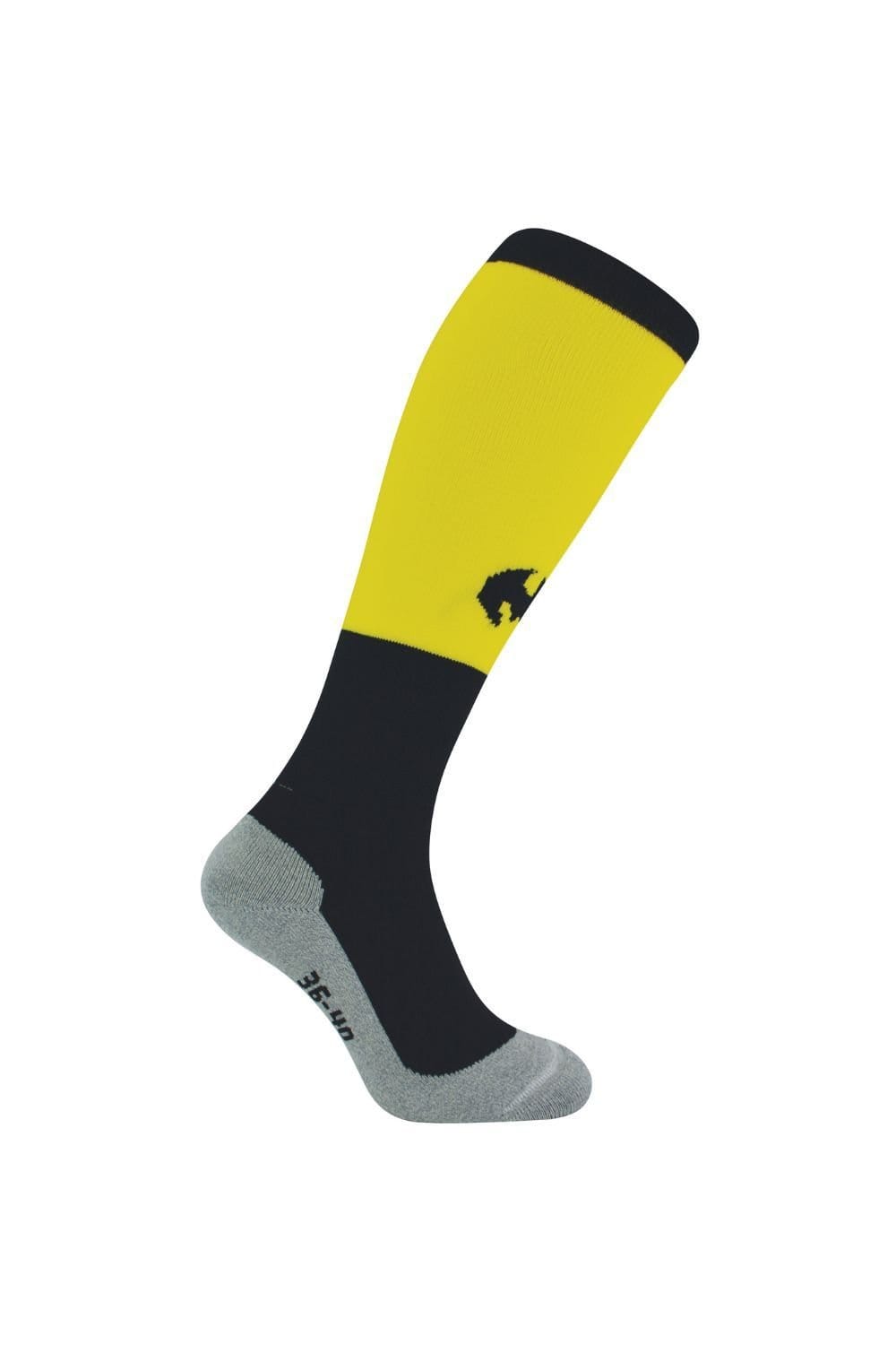 Hingly Hingly Men's 1 Pack Knee High Fun Patterned Hockey Socks - Batman in Black - 1