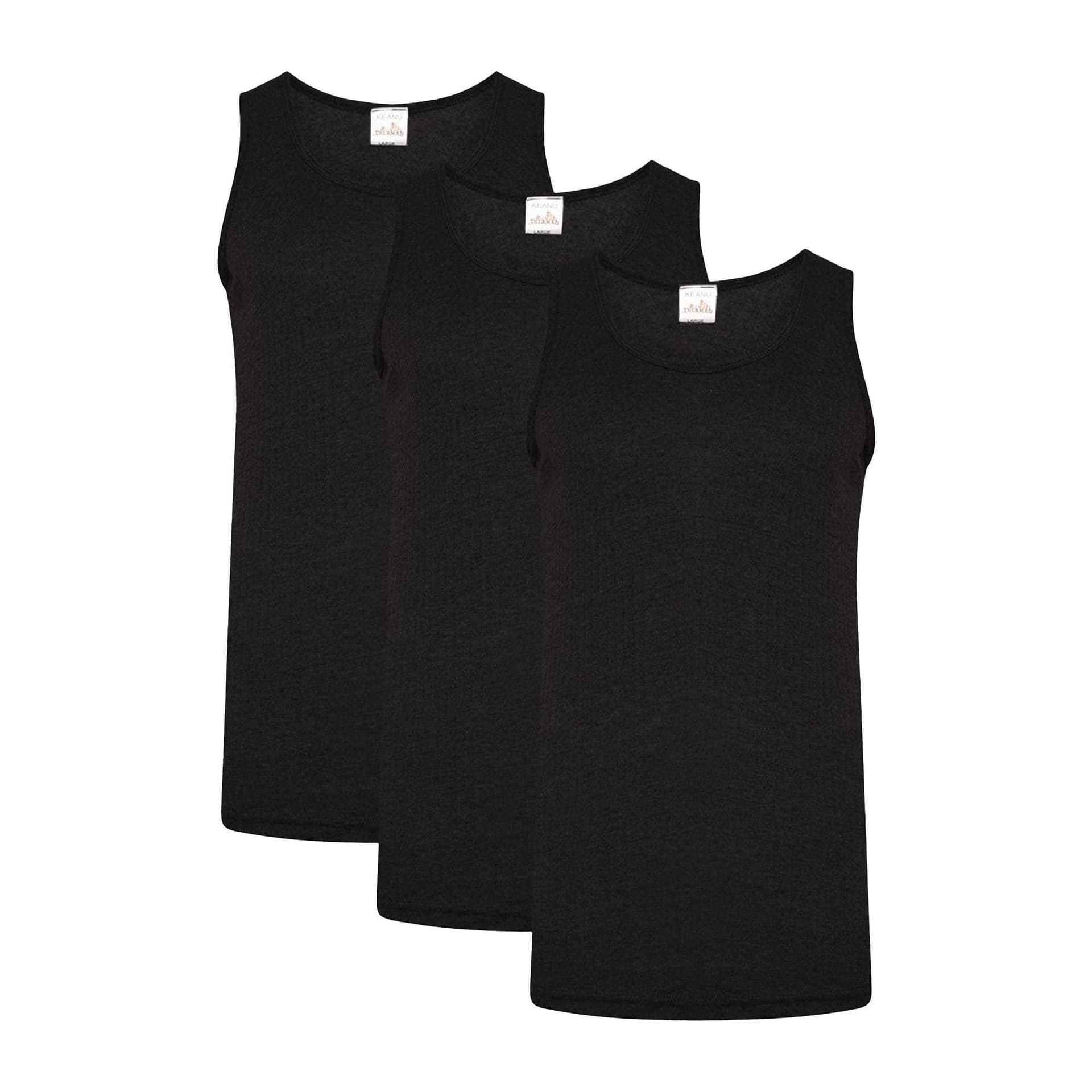 Heatforce Heatforce Men's Thermal Vest (Pack of 3) in Black