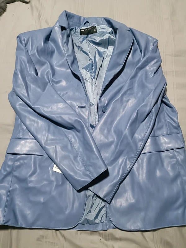 ASOS Design ASOS faux leather blazer BNWT