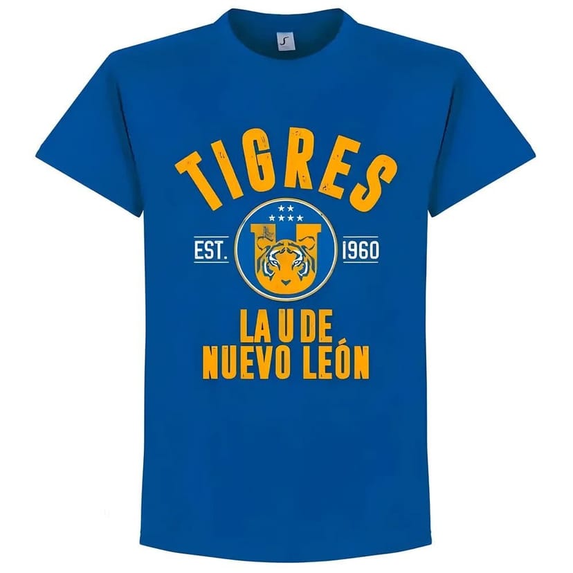Tigres Tigres Men's Established T‑Shirt Royal in Blue - 1