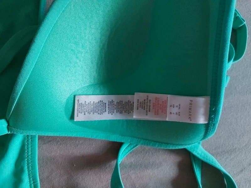 Primark Push up bikini turquoise