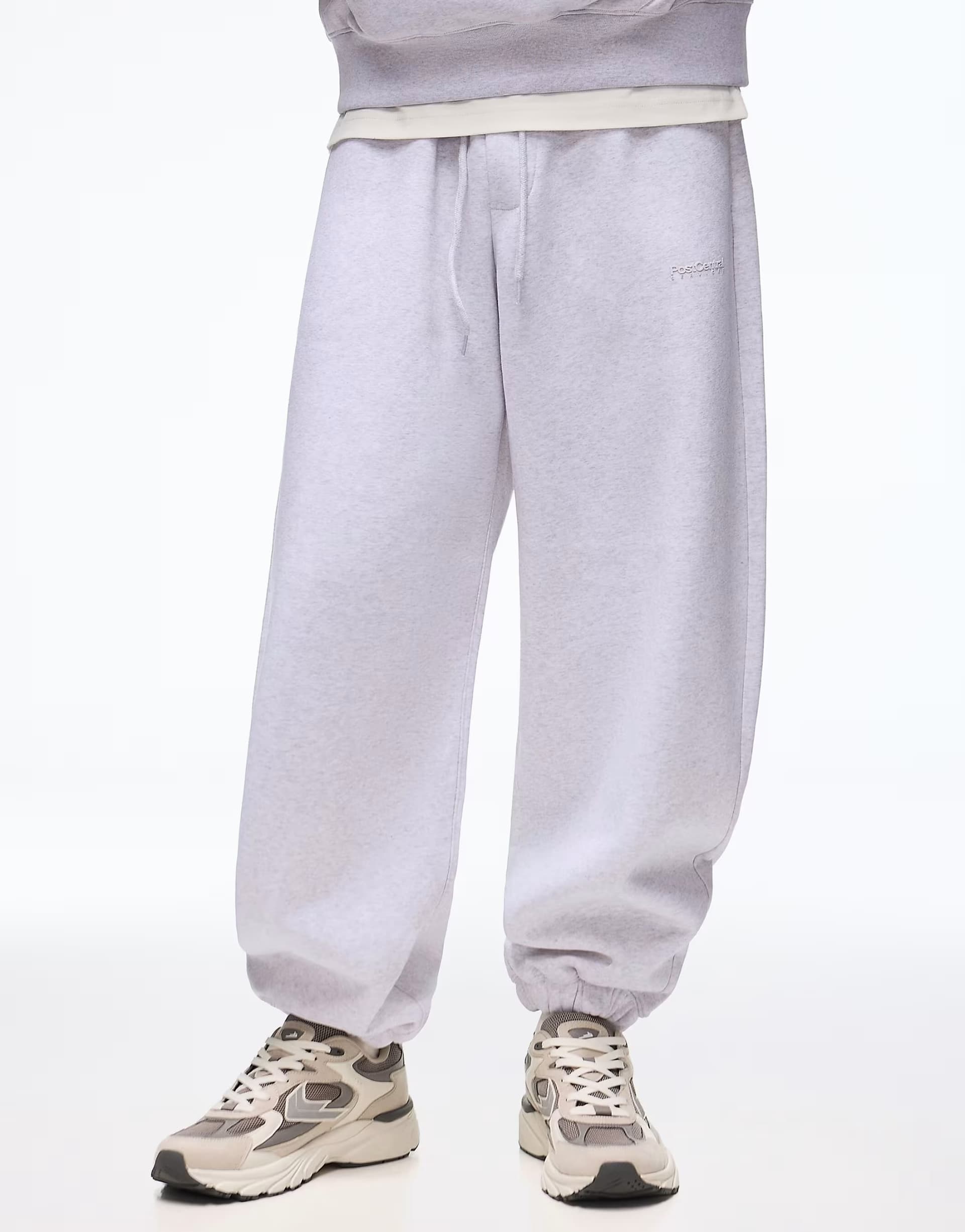 ASOS ASOS Men's Light Grey Volume Joggers