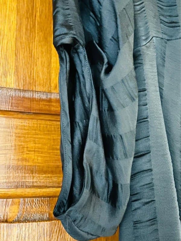 Paul Smith Paul Smith Black Label Women Viscose Silk Short Sleeve Black Dress - 42 / UK10 New with Tags