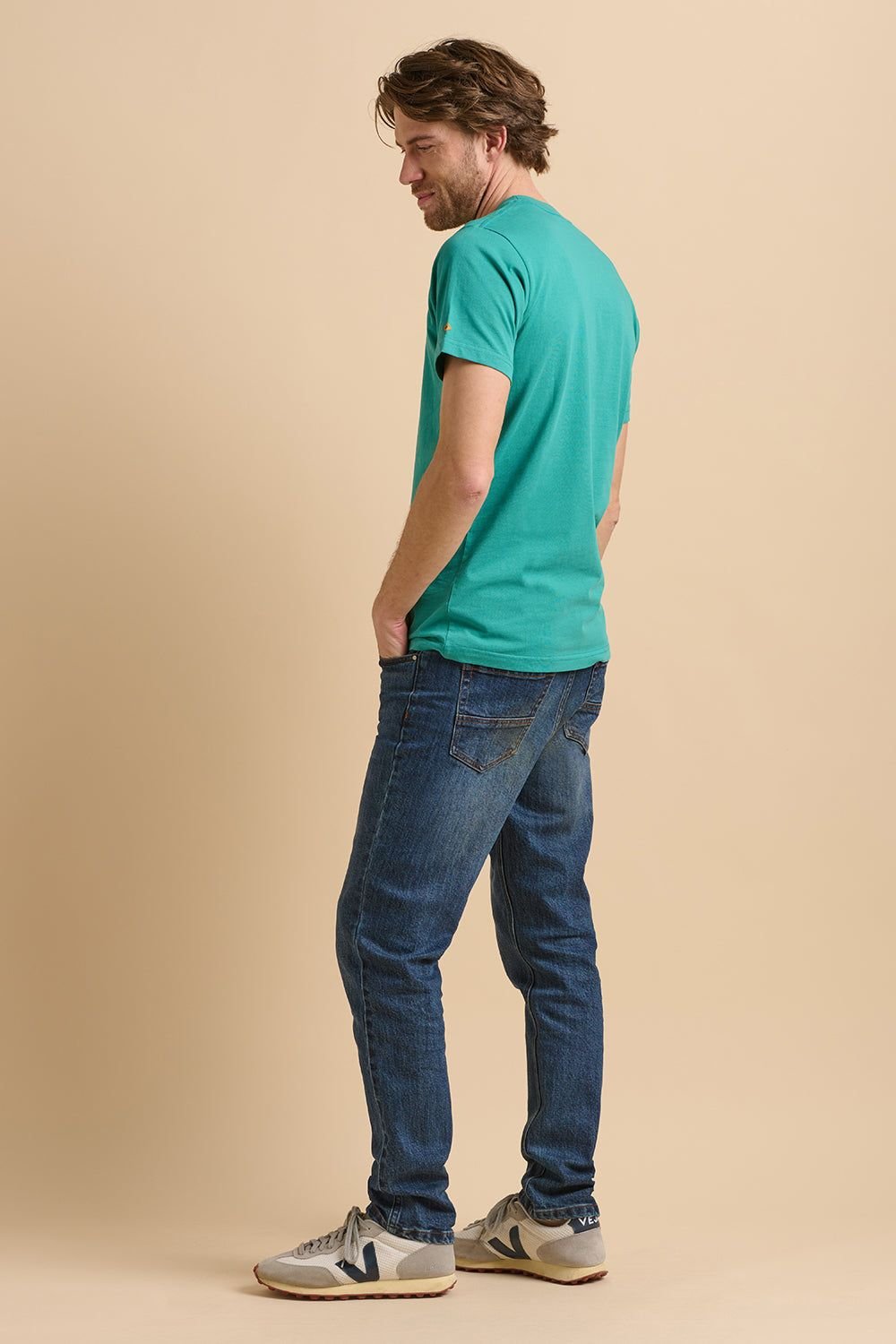 Brakeburn Brakeburn Men's Fisherman T-Shirt in Green - 2