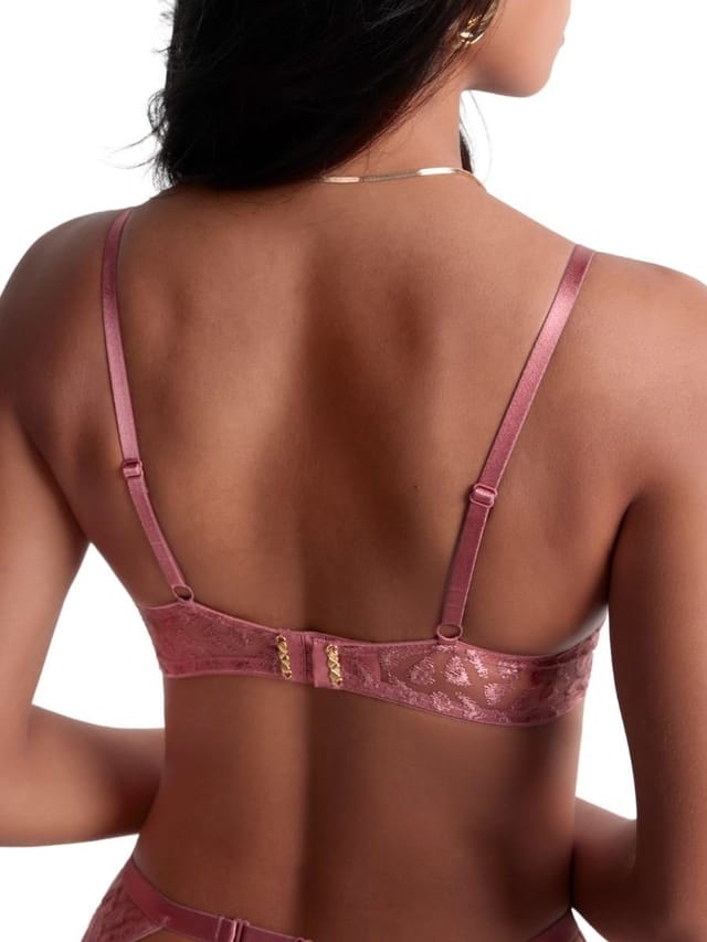 Aubade Aubade Women's Crazy In Love Triangle Plunge Bra in Pink - 2