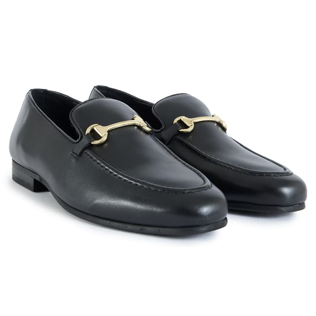 WALK LONDON Walk London Men's Trent Trim Shoes in Black - 2