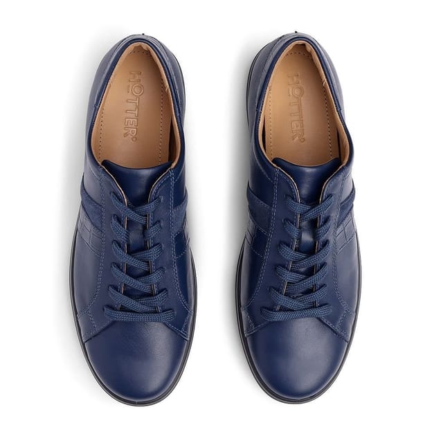 Hotter Hotter Women's 'Switched' Smart Trainers in Navy - 3
