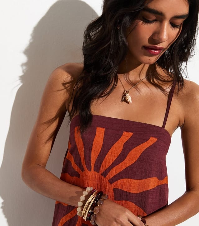 New Look Women's Brown Sun Maxi Dress New Look - 2
