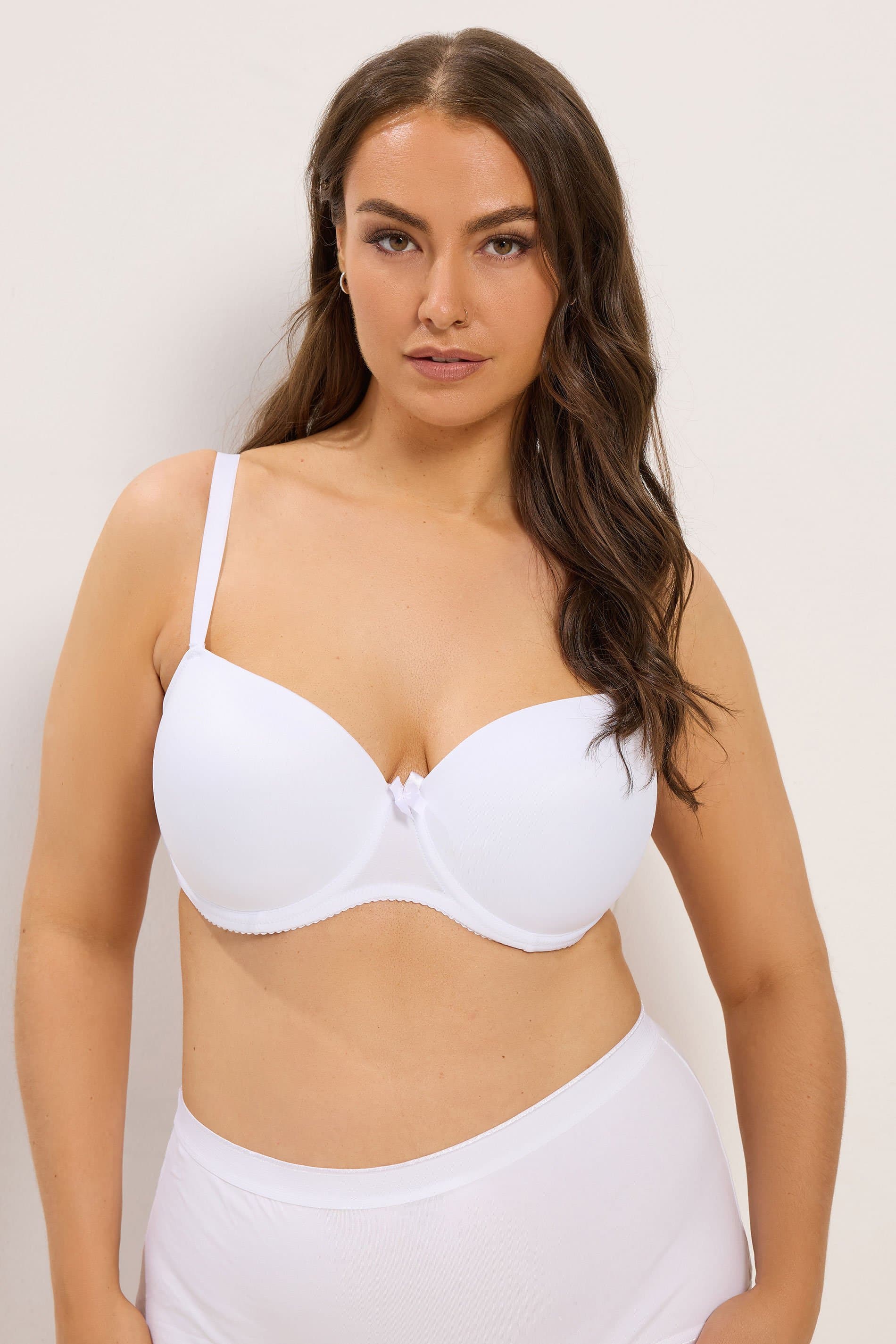 Yours Plus Size White Moulded Tshirt Bra