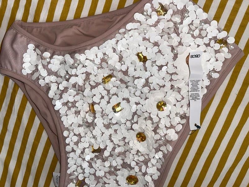 ASOS Embellished bikini bottoms ASOS