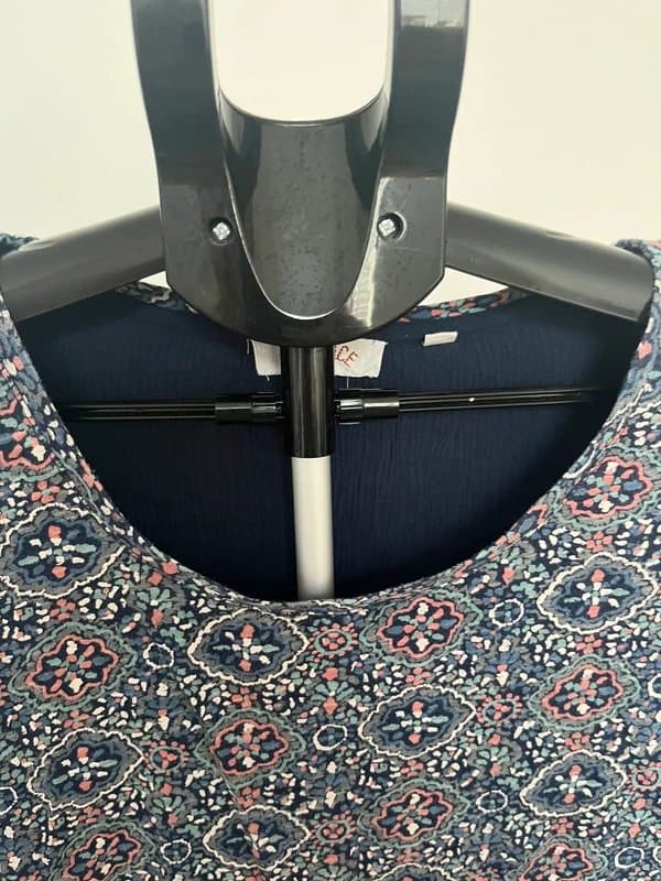 FatFace FatFace Patterned Boho Top UK14 Navy Layered Back