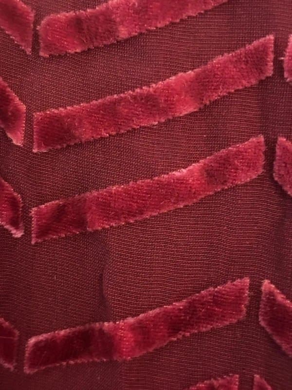 Topshop Y2K lLovely chevron velvet dress from topshop size 12