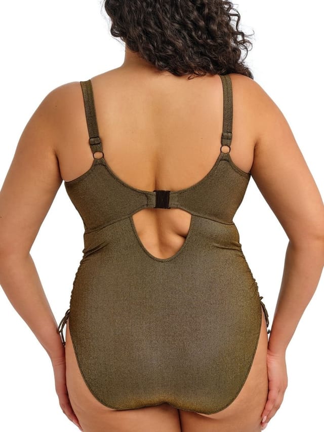 Elomi Elomi Women's Sunset Shimmer Non Wired Swimsuit in Brown - 2
