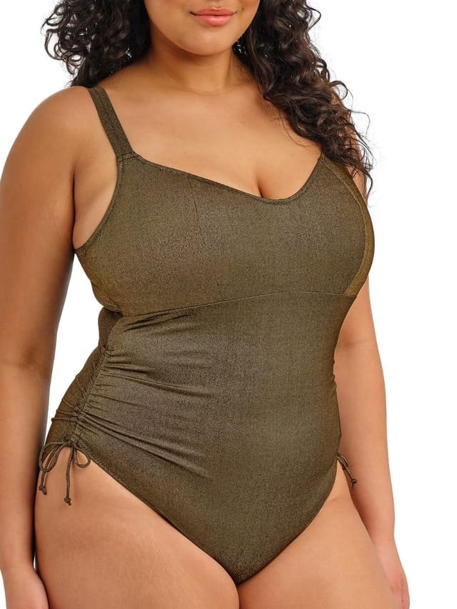 Elomi Elomi Women's Sunset Shimmer Non Wired Swimsuit in Brown - 3