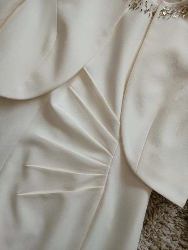 Joanna Hope Ivory and diamante wedding/races/cruise outfit