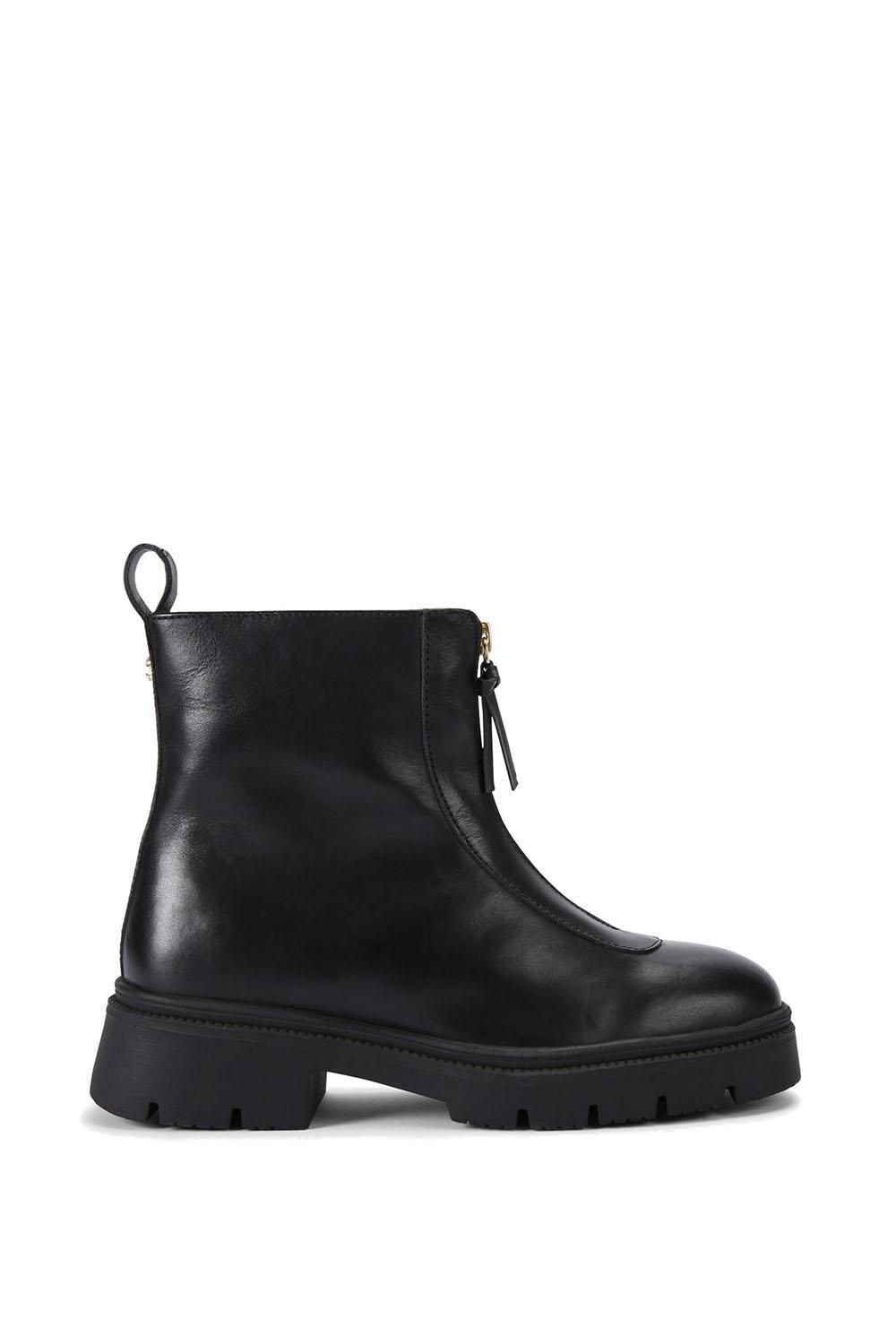 Carvela Carvela Women's 'Malfa Zip Ankle' Leather Boots in Black - 2