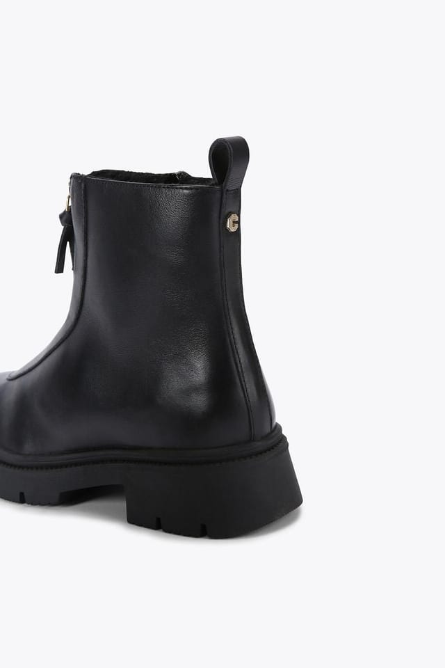 Carvela Carvela Women's 'Malfa Zip Ankle' Leather Boots in Black - 3