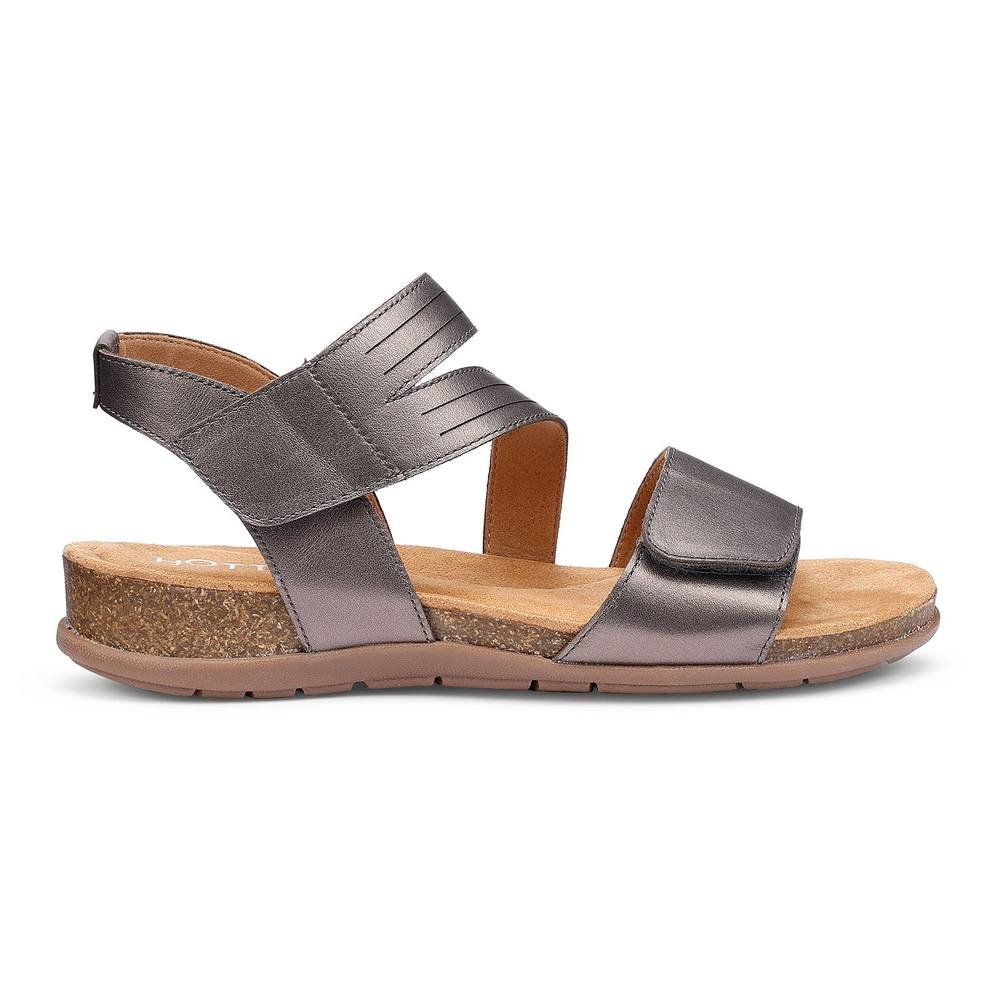 Hotter Hotter Women's Wide Fit 'Ruen' Sandals in Metallics - 2