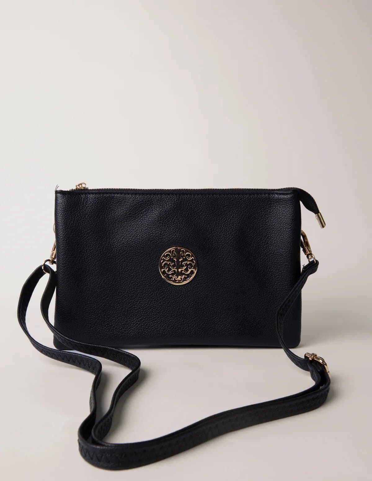 Blue Vanilla Clutch With Detachable Strap