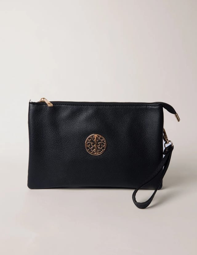 Blue Vanilla Clutch With Detachable Strap - 2