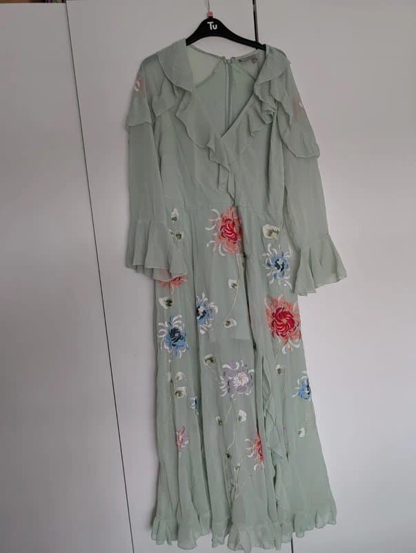 ASOS ASOS green floral dress