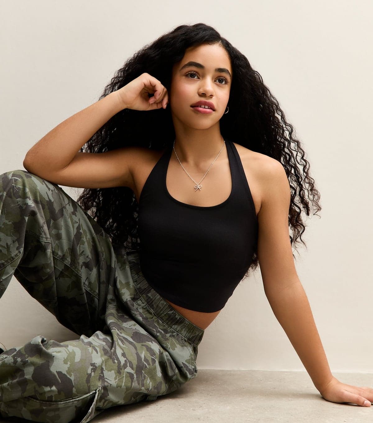 New Look New Look Black Jersey Halter Top