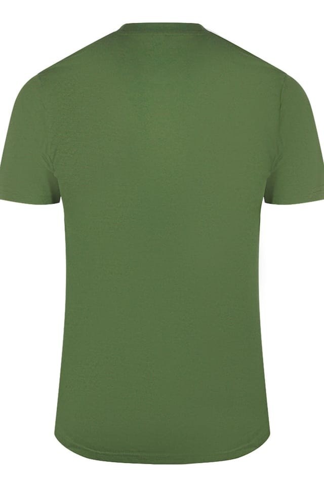 Cavalli Class Cavalli Class Men's Short Sleeve Crew T-shirt in Olive - 2