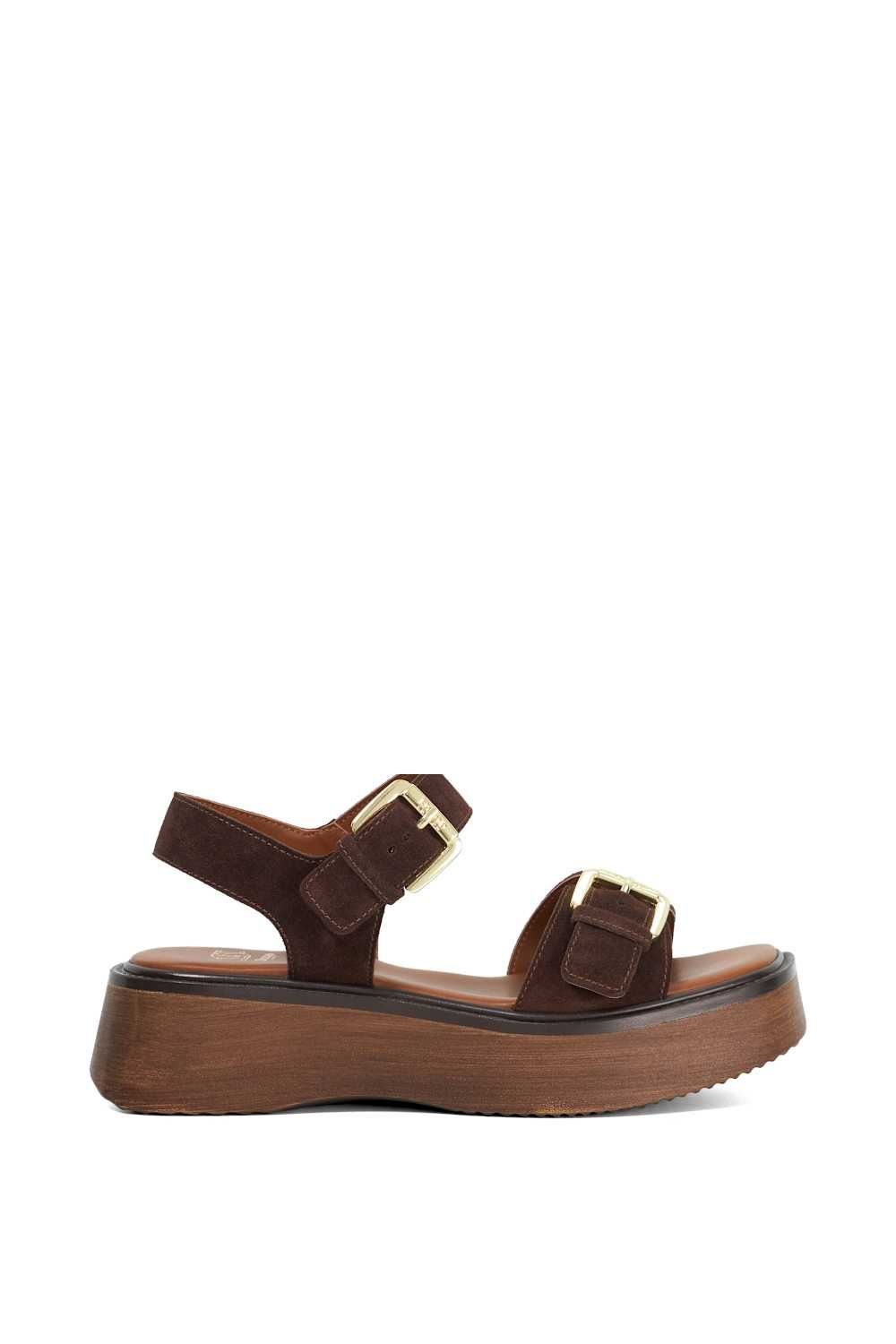 Dune London Dune London Women's 'Luno' Suede Sandals in Brown - 2