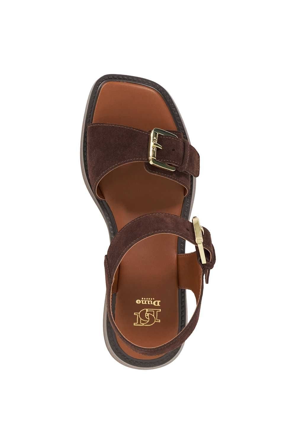 Dune London Dune London Women's 'Luno' Suede Sandals in Brown - 4