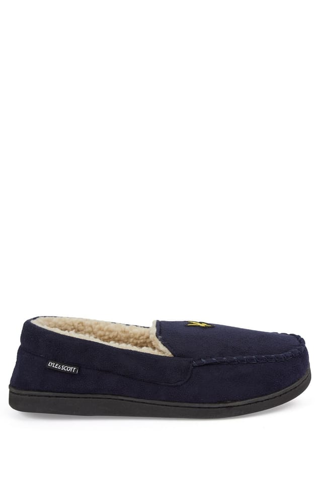 Lyle & Scott Lyle & Scott Men's Aspen Slippers Peacoat in Navy - 2