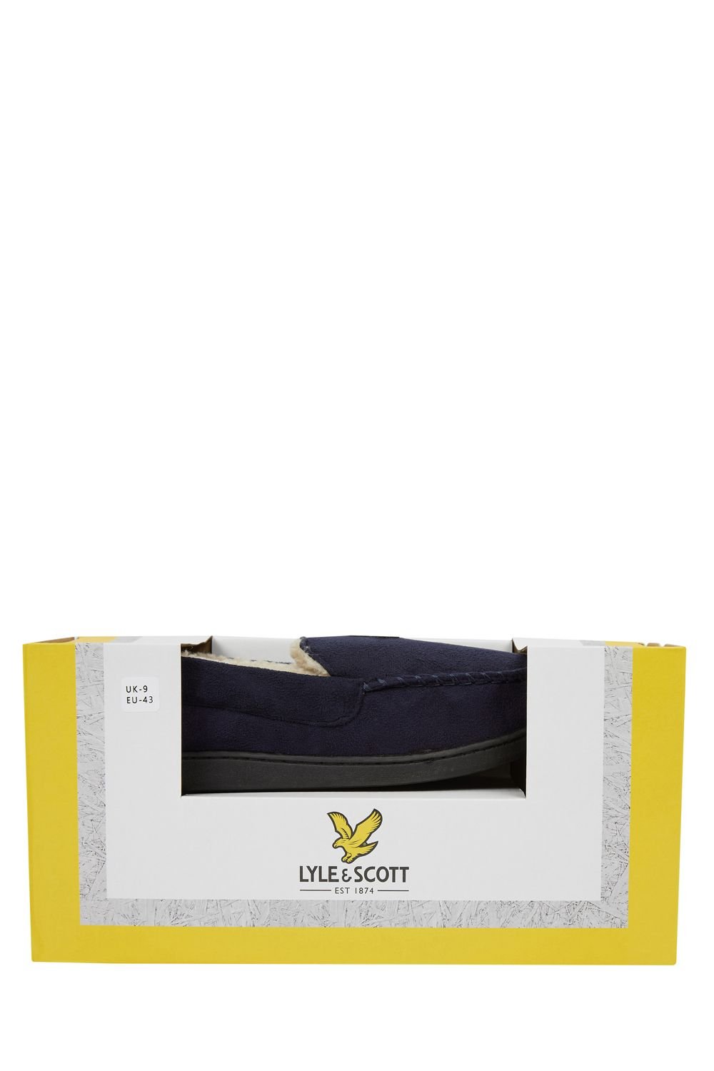 Lyle & Scott Lyle & Scott Men's Aspen Slippers Peacoat in Navy - 4