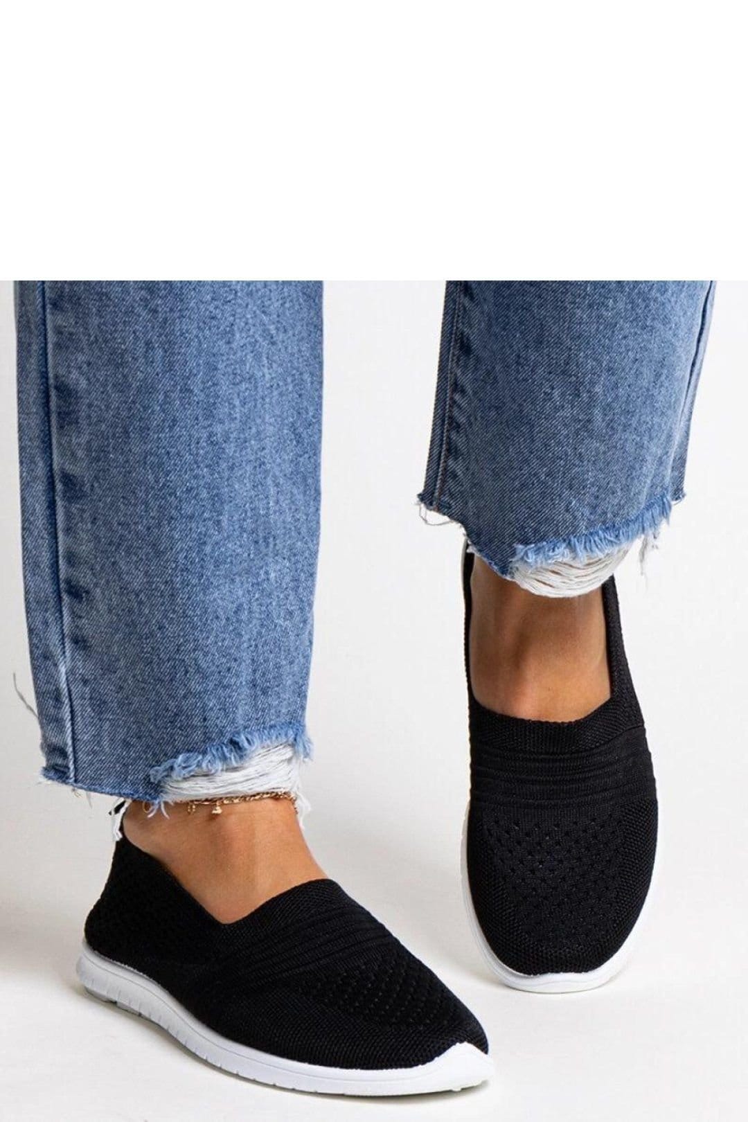 Love Lace Love Lace Women's Shalha Slip On Sneakers Low Profile Round Toe Rubber Grip in Black - 4